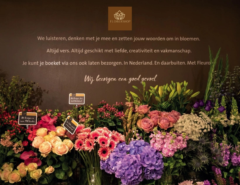 Mission Wall van de Flowershop.